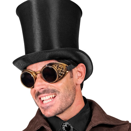 Widmann SRL Zwarte hoge hoed satijn