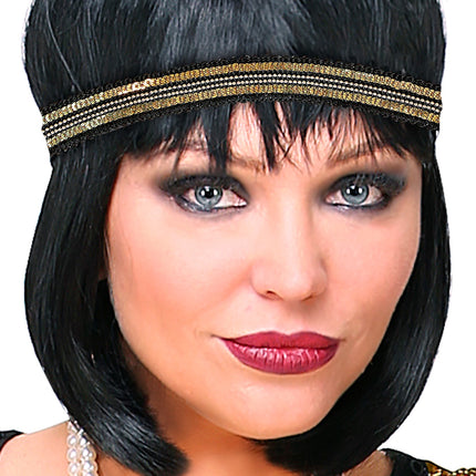 Widmann SRL Zwarte hoofdband cabaret