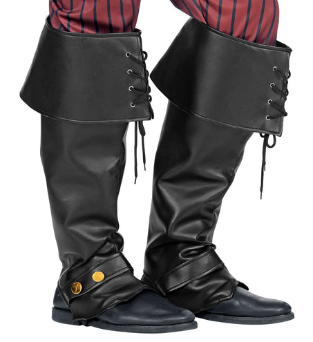 Widmann SRL Zwarte laarskappen middeleeuwen