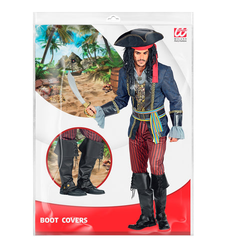 Widmann SRL Zwarte laarskappen middeleeuwen