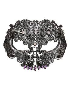 Widmann SRL Zwarte maskers met steentjes