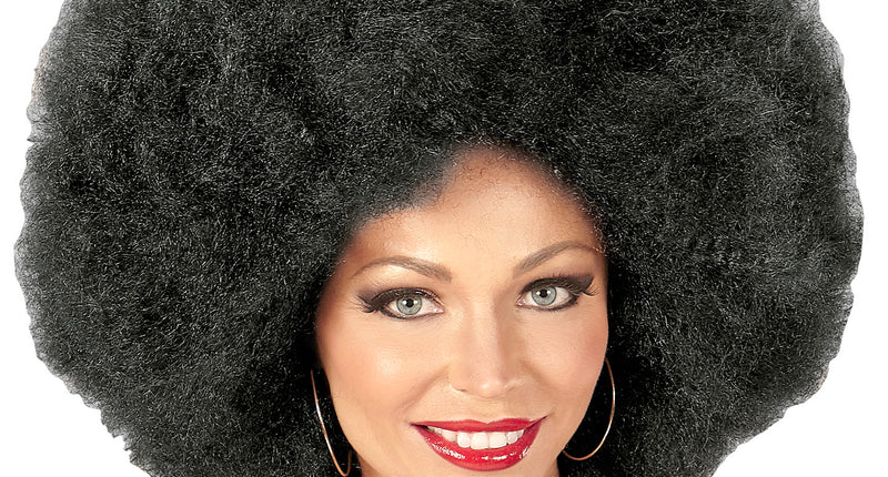 Widmann SRL Zwarte oversized Afro pruik