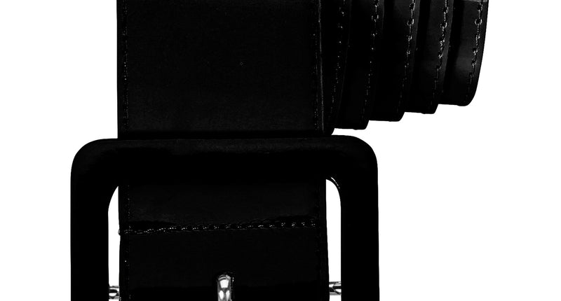 Widmann SRL Zwarte riem vinyl disco