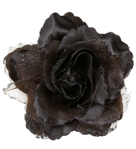 Widmann SRL Zwarte roos haarclip