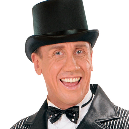 Widmann SRL Zwarte satijnen hoge hoed