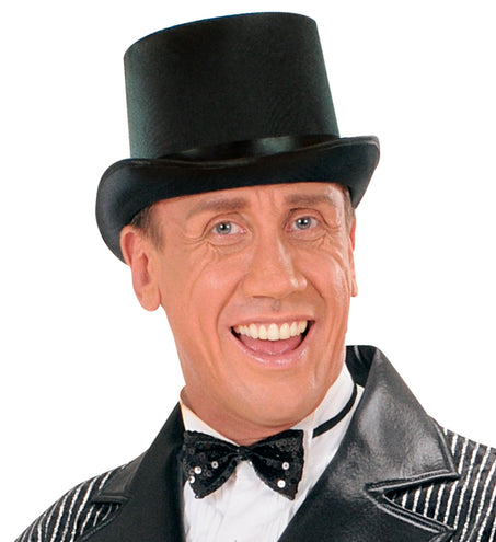 Widmann SRL Zwarte satijnen hoge hoed