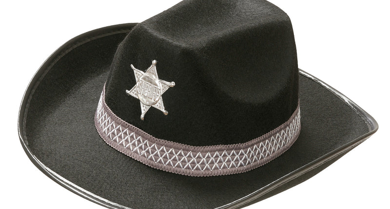 Widmann SRL Zwarte sherrif hoed