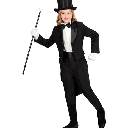 Widmann SRL Zwarte slipjas kostuum kind