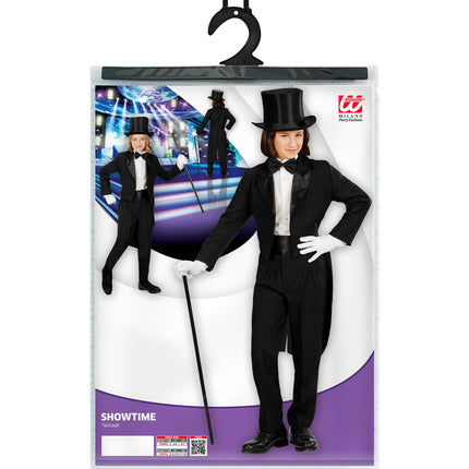 Widmann SRL Zwarte slipjas kostuum kind