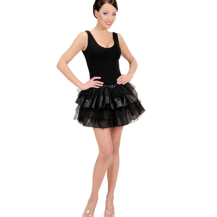 Widmann SRL Zwarte tutu fantasie