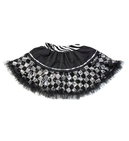 Widmann SRL Zwarte tutu pailletten petticoat