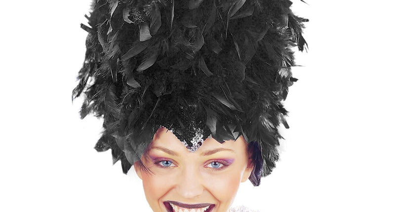 Widmann SRL Zwarte veren hoofdbedekking