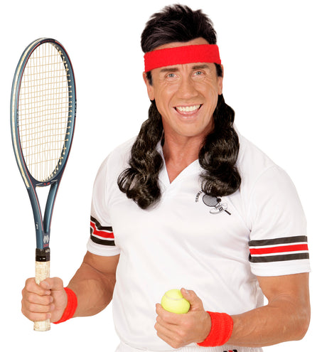 Widmann SRL Zweetband rood met haar