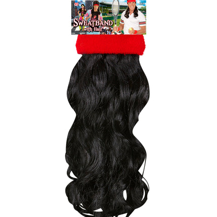 Widmann SRL Zweetband rood met haar