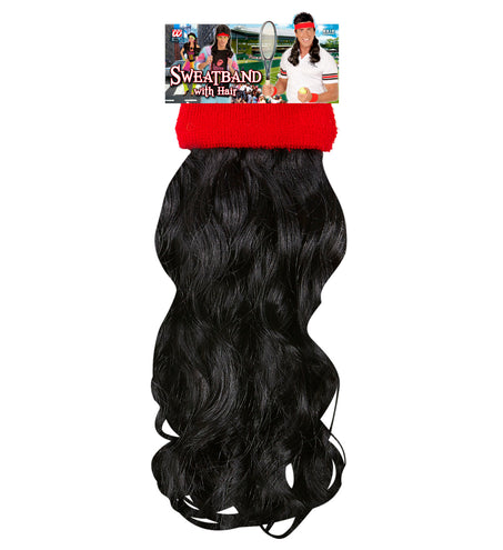 Widmann SRL Zweetband rood met haar