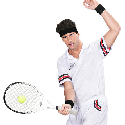 Widmann SRL Zweetbanden set zwart