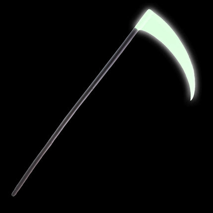Zeis glow in the dark met nagloeiend wit blad in het donker, voor Halloween
