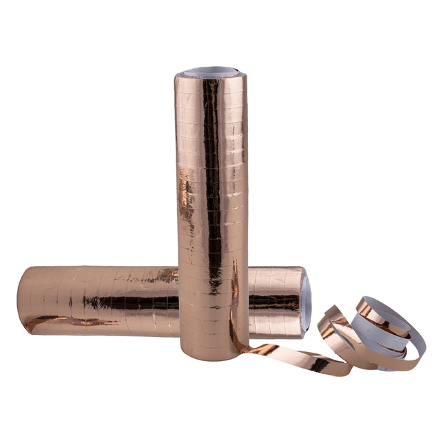 Funny Fashion 2 Rollen serpentine rosé goud