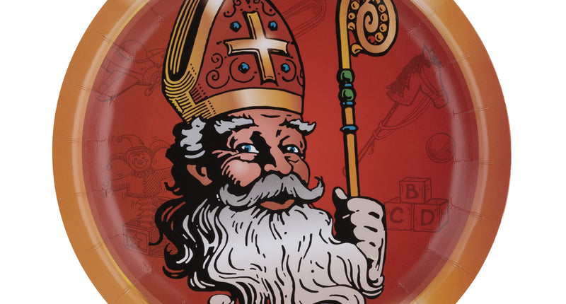 Funny Fashion 8 borden Sinterklaas 23 cm