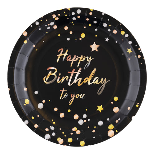 Funny Fashion 8 borden verjaardag Happy birthday