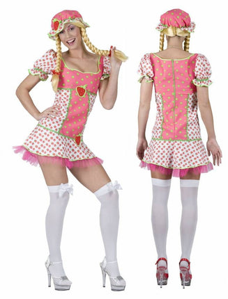 Funny Fashion Aardbeien pak Strawberry meisje