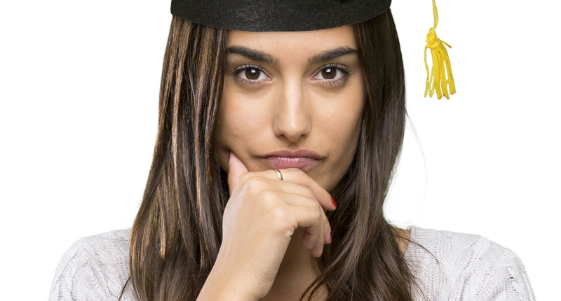 Funny Fashion Afgestudeerd hoed met kwast volwassenen