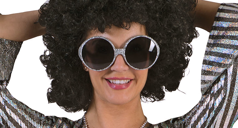 Funny Fashion Afro pruik zwart krullen