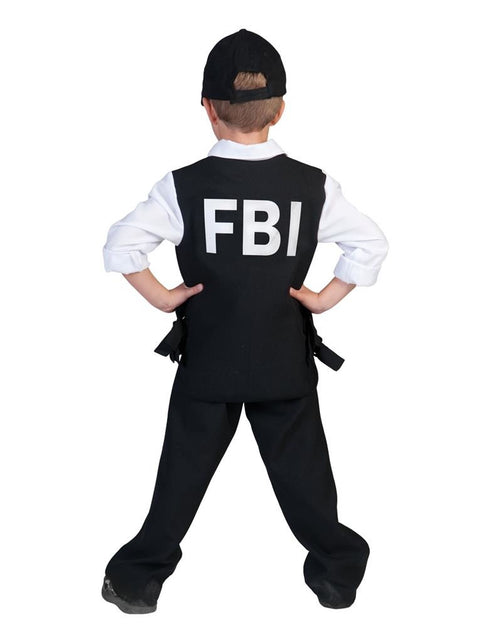 Funny Fashion Agenten kostuum FBI kind