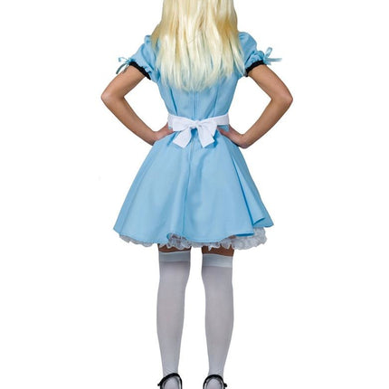 Funny Fashion Alice in Wonderland jurkje blauw