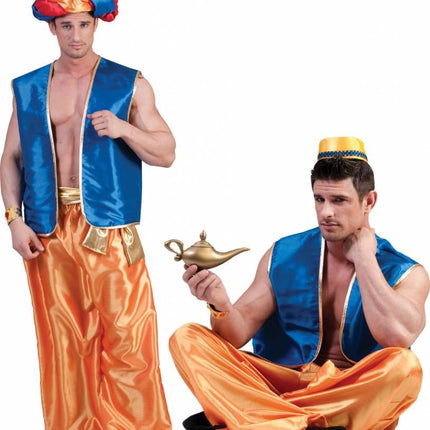 Funny Fashion Arabische Sultan broek goud heren