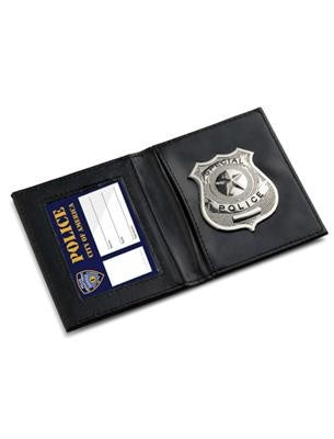 Funny Fashion Badge politie met portemonnee