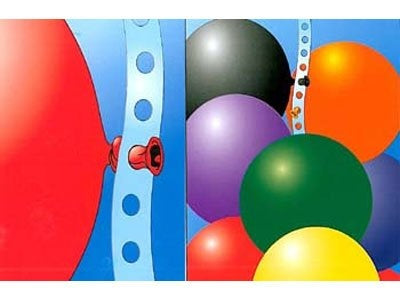 Funny Fashion Ballon decoratie strip voor 200 ballonnen