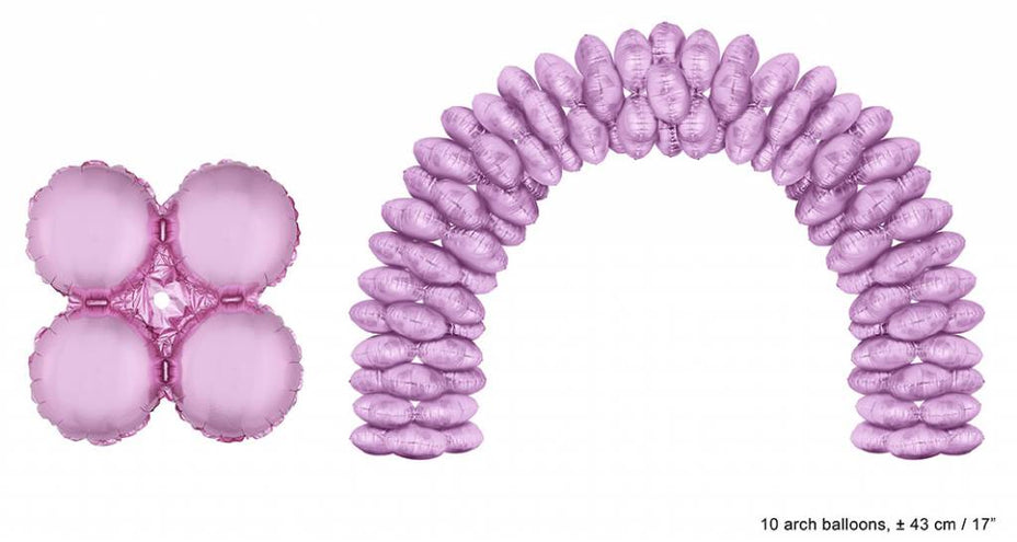 Funny Fashion Ballonboog folieballonnen hart Roze