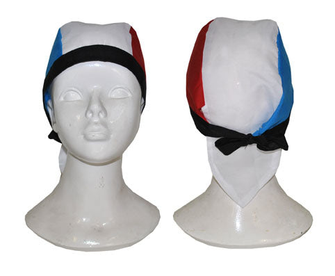 Funny Fashion Bandana rood wit blauw