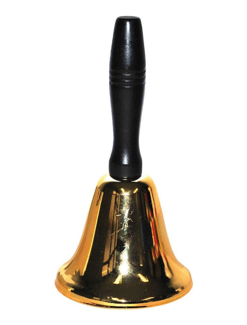 Funny Fashion Bel kerstman in goud kleur