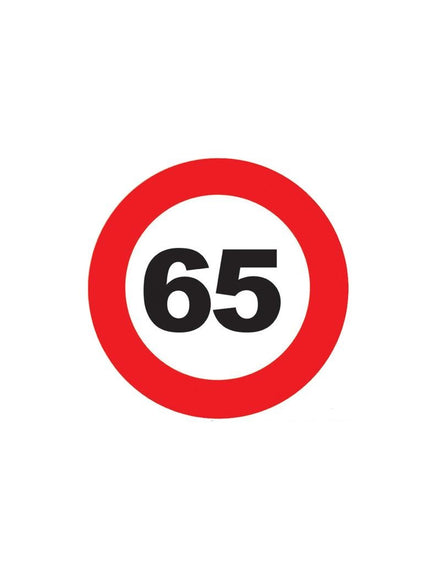 Funny Fashion Bierviltje 65 jaar