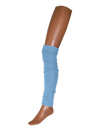 Funny Fashion Blauwe beenwarmers 60cm