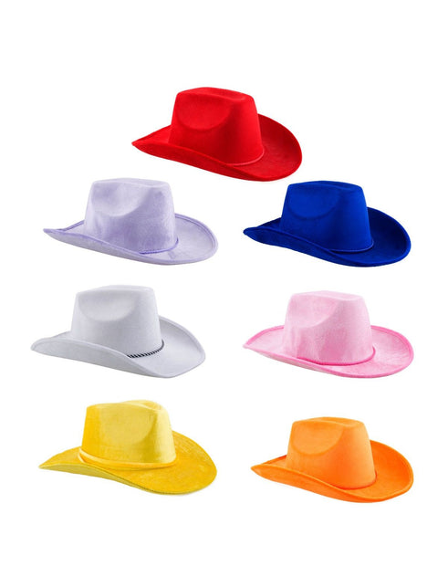Funny Fashion Blauwe hoed rodeo