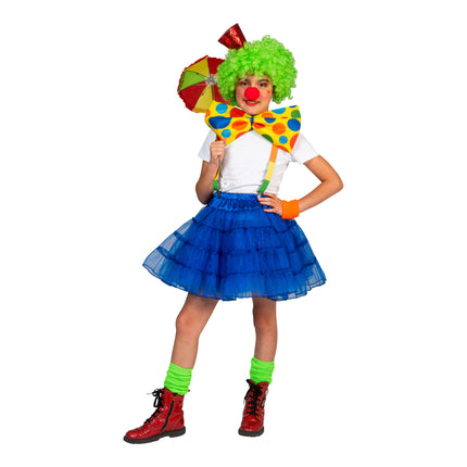 Funny Fashion Blauwe petticoat Sterre kinderen