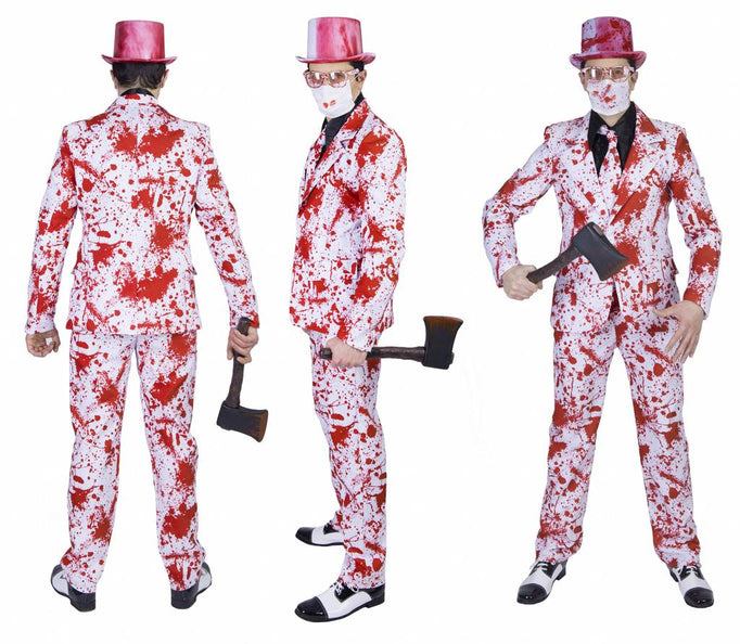 Funny Fashion Bloederige moordenaar Ben pak man