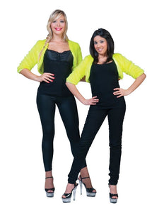 Funny Fashion Bolero geel fuzzy voor dames