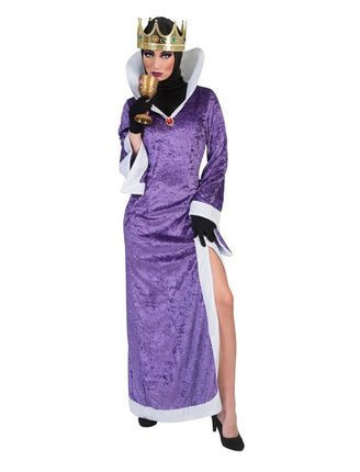 Funny Fashion Boze koningin kostuum paars