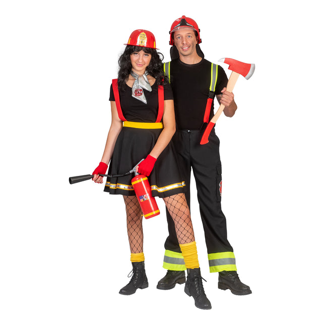 Funny Fashion Brandweer vrouw  pak Maud dames