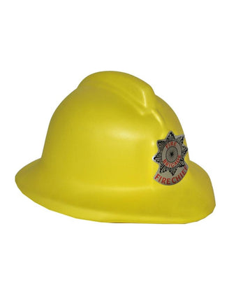 Funny Fashion Brandweerhelm geel kinderen foam