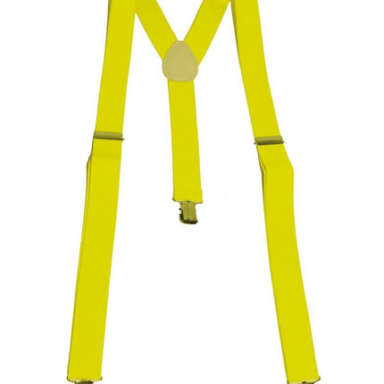 Funny Fashion Bretellen fluor geel