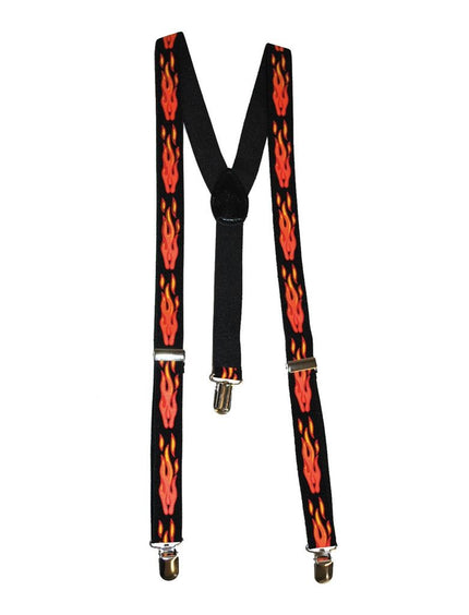 Funny Fashion Bretellen vlammen