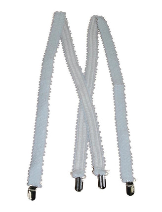 Funny Fashion Bretels met pailletten in wit