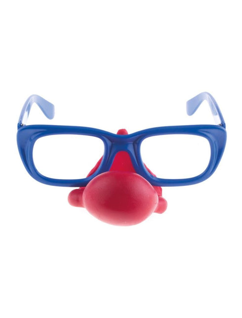 Funny Fashion Bril clown Bassie met rode neus