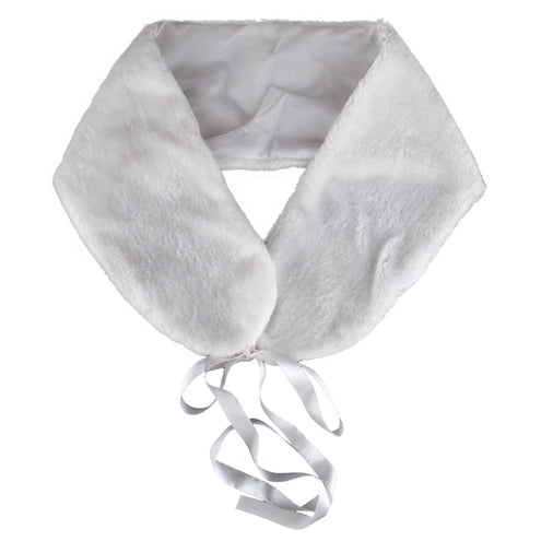 Funny Fashion Charleston sjaal bont wit