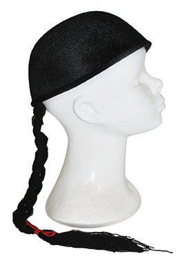 Funny Fashion Chinese hoed met vlecht